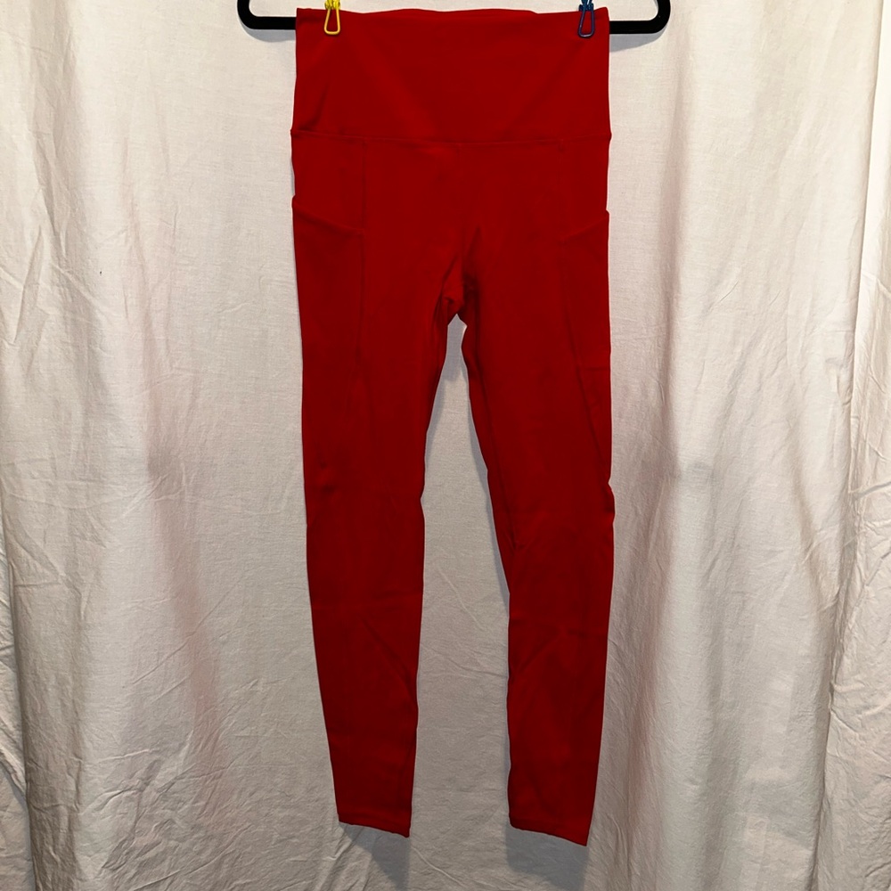 Women's Red Leggings